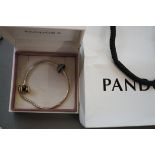 Genuine Pandora Silver Bracelet with Box & Bag