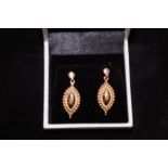 9ct Gold Earrings (Boxed)