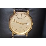 Gents Bulova Calendar Wristwatch - Currently Ticki