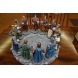 Sculptures UK 'knights of the Round Table' Figures