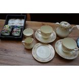 Royal Doulton Tea for Two together with 4 Boxed Ro