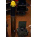 Large Brass Military Training Shell (Height 105cm)