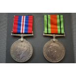 Pair of WWII Defence Medals Unnamed