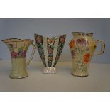 An Arthur Wood Vase together with 2 Arthur Wood Ju