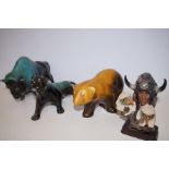 Blue Mountain Buffalo, Tiger, Bear & 1 Other