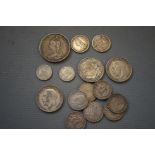 Silver Coin Collection including: 1889 Crown, 1887