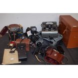 Vintage Cameras to include Minolta, Praktica, Bino