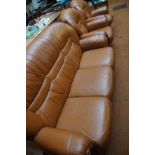 Ferrari Divani Italian Leather 3 Piece Suite