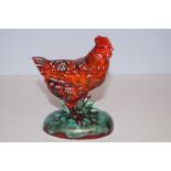 Anita Harris Hen Signed in Gold