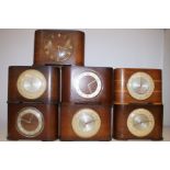 Collection of 7 Coin Operated Clocks