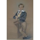 Victorian Study of a Dandy, Unsigned - 62cm h x 49