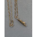 9ct Chain with Ship Pendant - 5kg