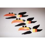 Set of 3 Carlton Ware Guinness Toucans