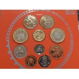 Set of Brilliant Uncirculated British Coins Celebr