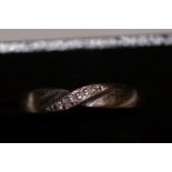 9ct Gold Ring set with Diamonds