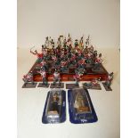 Collection of Metal Military Figures, Some Del Pra