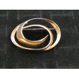 9ct Gold Pin Brooch - 2.8g