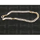9ct Gold Curbed Bracelet - 4.1g