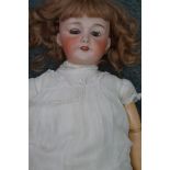 Antique bisque headed french doll 28" S.F.B.J moul