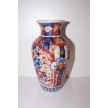 Victorian oriental Imari vase Height 22 cm