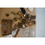 Collection of brass ware & others