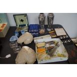 Collection of plated ware & others