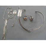 Collection of silver jewellery