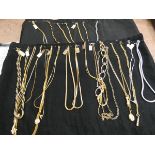 Collection of costume jewellery necklaces