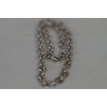 Silver neck chain