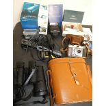 Collection of camera & video equipment to include