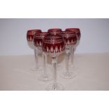 6x Waterford crystal glasses