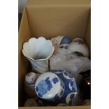 Box of ceramics