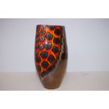 Anita Harris studio pottery vase Height 25 cm (Ear