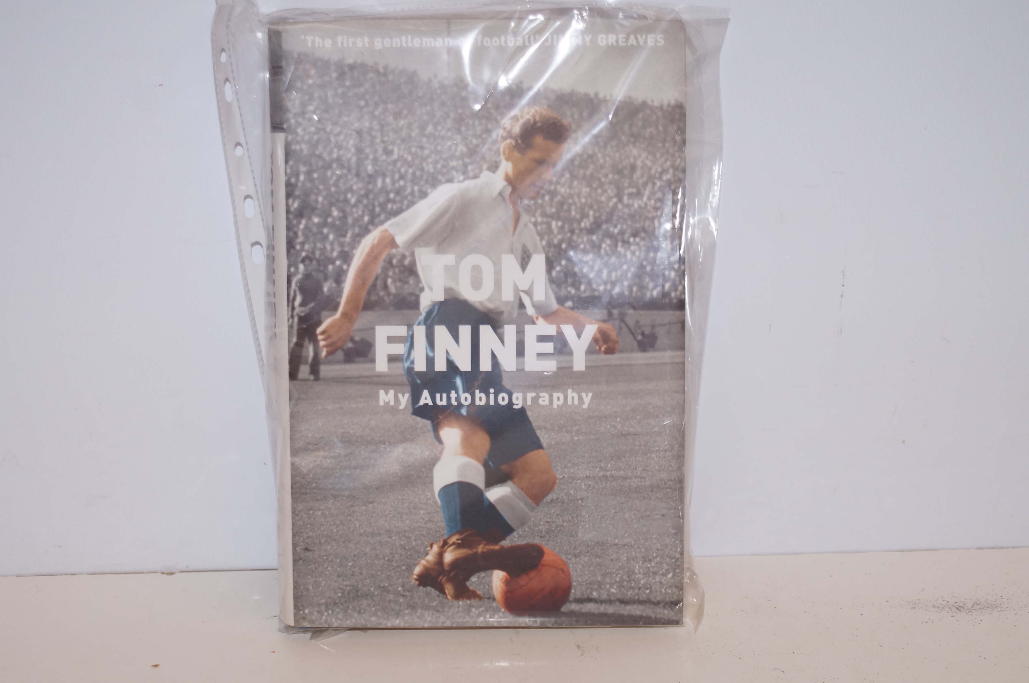 Tom Finney My autobiography signed copy