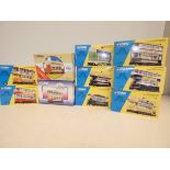 10x Corgi boxed model vans