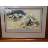 David shepherd signed limited edition print (Porke