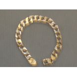 9ct Gold link bracelet Weight 11g