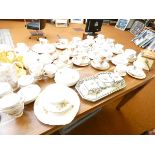 Large collection of tea sets to include Royal Albe
