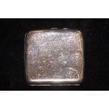 Silver cigarette case Chester