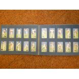 Good album of early cigarette cards, mainly sets