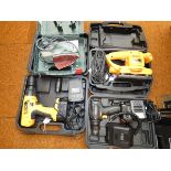 Collection of power tools