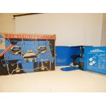 Camping stove boxed together with a burner