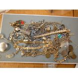 Collection of costume jewellery to include some si