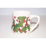 Moorcroft Candy cane mug