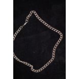 Silver neck chain