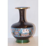 Oriental cloisonné vase