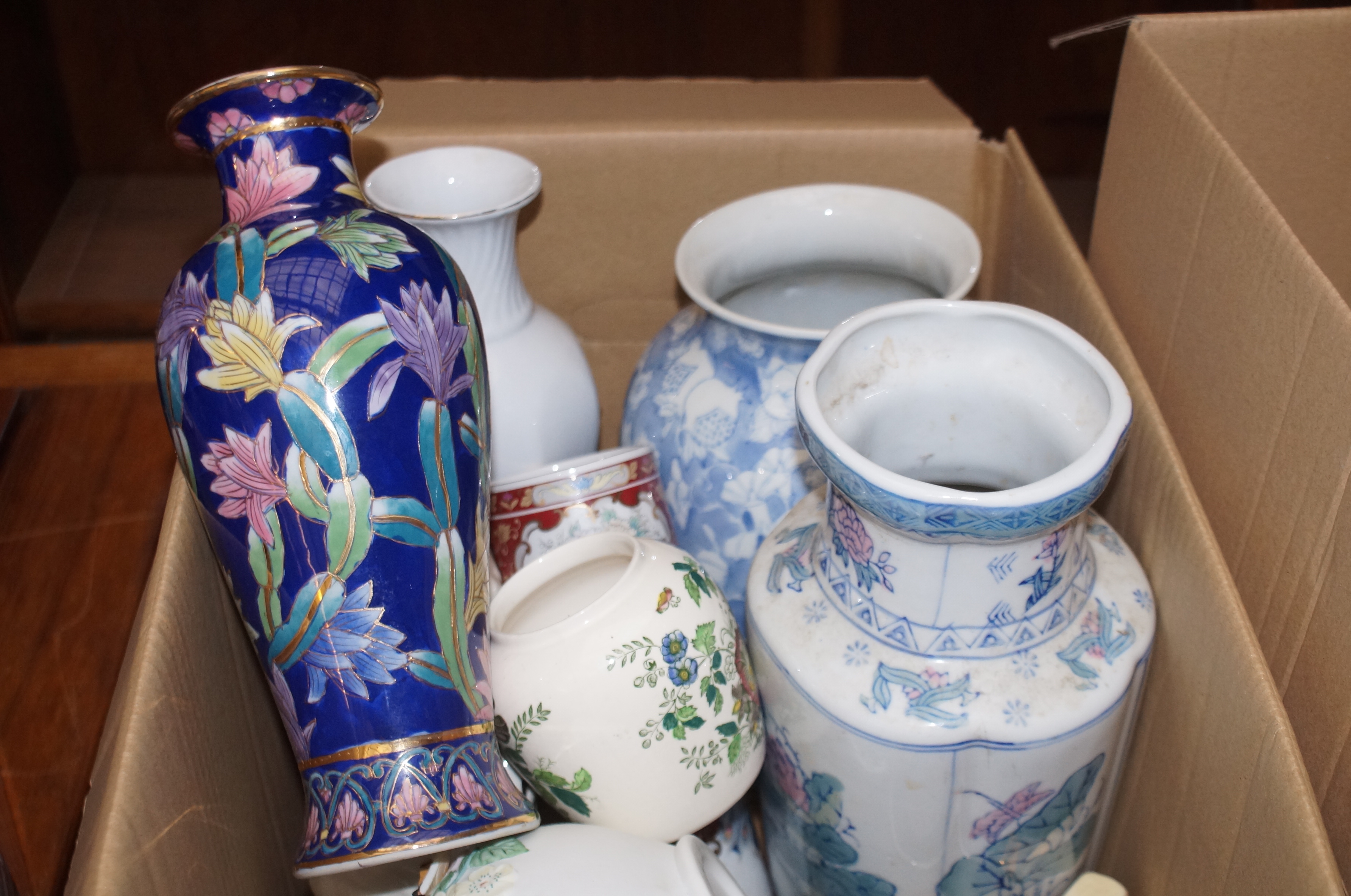 Box of ceramics