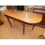 Early Victorian hall table on original casters (Pa