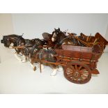 2 Large horse & carts, plus one other