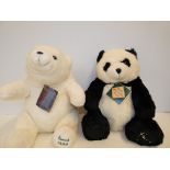 Harrods polar bear & Harrods panda